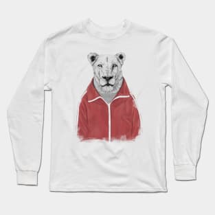 Sporty lion Long Sleeve T-Shirt